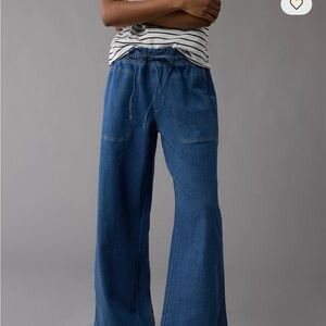 American Eagle Outfitters Denim Wide-Leg Jeans